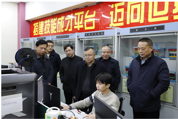 學院領導看望慰問湖南省第二屆職業技能大賽備賽師生